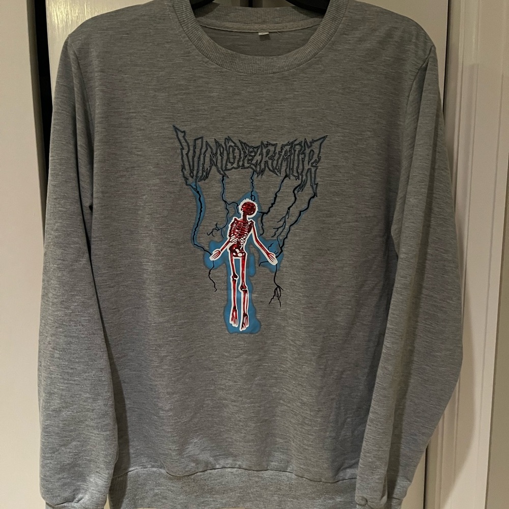 Skeleton pullover sweatshirt